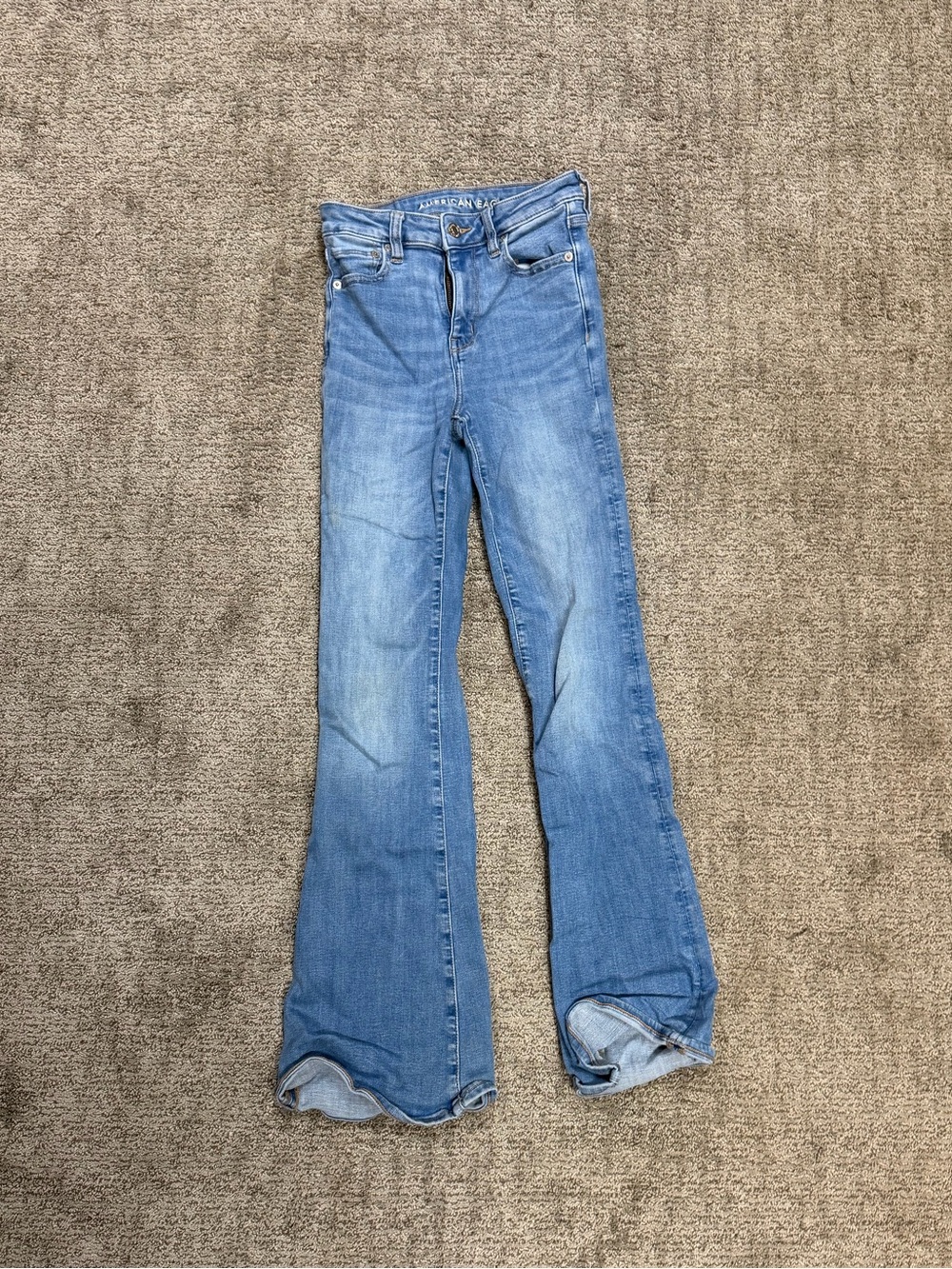 American Eagle Outfitters Light Blue Flare Jeans